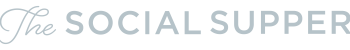 The Social Supper logo verticaal blauw